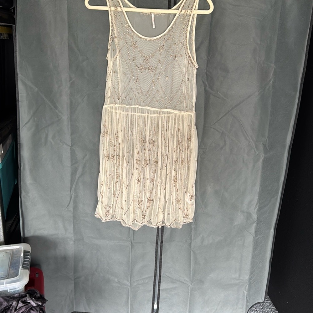 Free People Starry Night Embellished  Dress